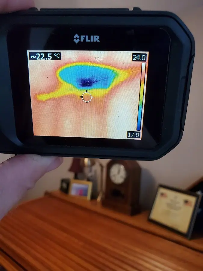 Thermal imaging inspection for water damage in Winthrop